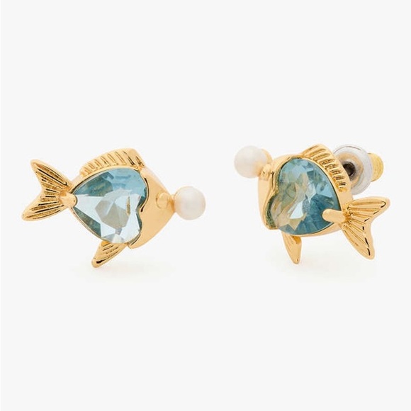 kate spade Jewelry - KATE SPADE • WHAT A CATCH FISH • STUD EARRINGS